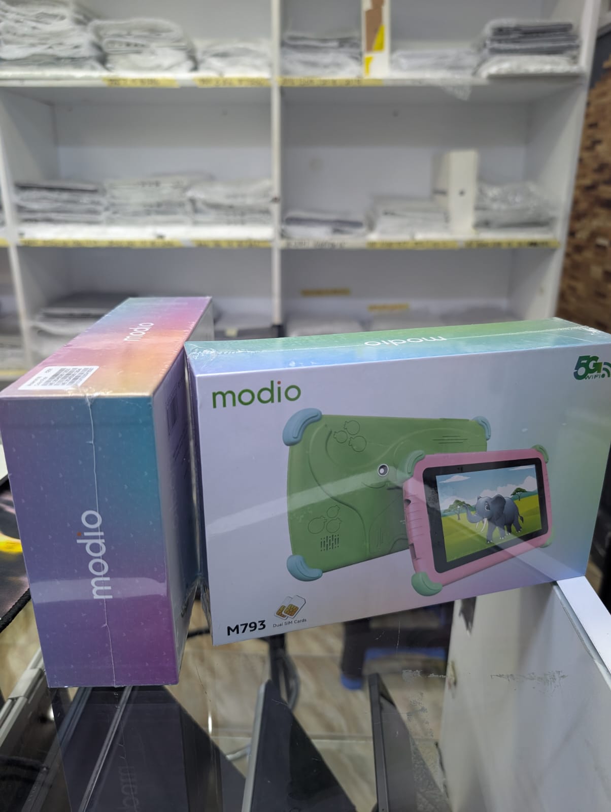 Modio M793 Tablet – 10.1-inch Android Tablet, 6GB RAM, 256GB Storage, Dual SIM, 4G LTE, Wi-Fi, Bluetooth, Dual Camera, Kids Learning and Entertainment Device with Free Accessories