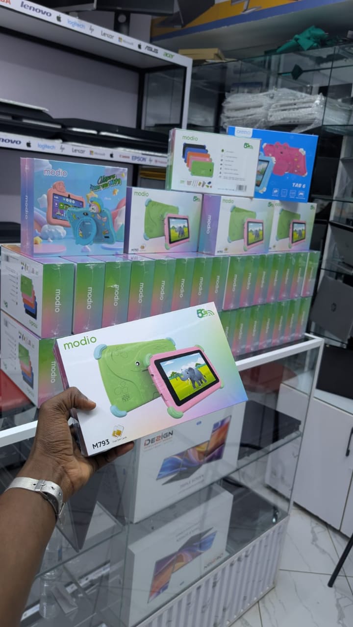 Modio M793 Tablet – 10.1-inch Android Tablet, 6GB RAM, 256GB Storage, Dual SIM, 4G LTE, Wi-Fi, Bluetooth, Dual Camera, Kids Learning and Entertainment Device with Free Accessories