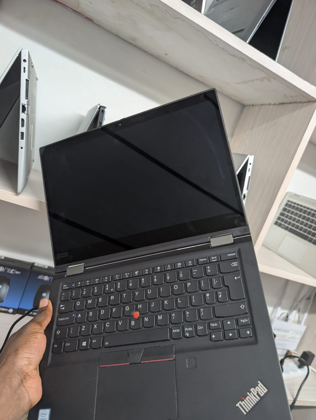 Lenovo ThinkPad X390 Yoga – Intel Core i5 8th Gen, 8GB RAM, 256GB SSD, 13.3" Full HD Touchscreen, x360 Convertible, Windows 11 Pro with MS Office 2021, Premium Business Laptop