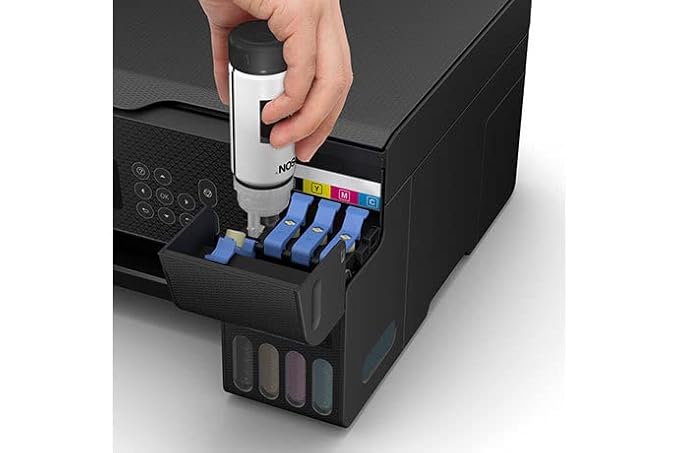 Epson EcoTank L3260 All-in-One Printer – Print, Scan, Copy, Wi-Fi, Ink Tank System, High Yield Low Cost Printing, Compact Home & Office Printer, White