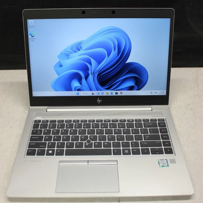 HP EliteBook 840 G6 – Intel Core i5 8th Gen, 8GB RAM, 256GB SSD, 14-inch  Windows 11 Pro with MS Office 2019, Backlit Keyboard, Silver Premium Business Laptop Plus free wired mouse