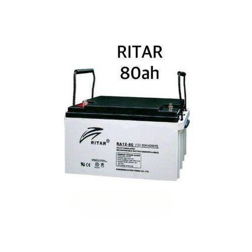 RITAR 80ah Solar Battery No Maintenance Dry Cell Deep Cycle
