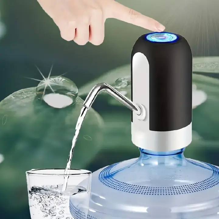 Water Bottle Pump USB Rechargeable Electric Water Bottle Filler Dispenser Portable Universal Water Bottle Pump