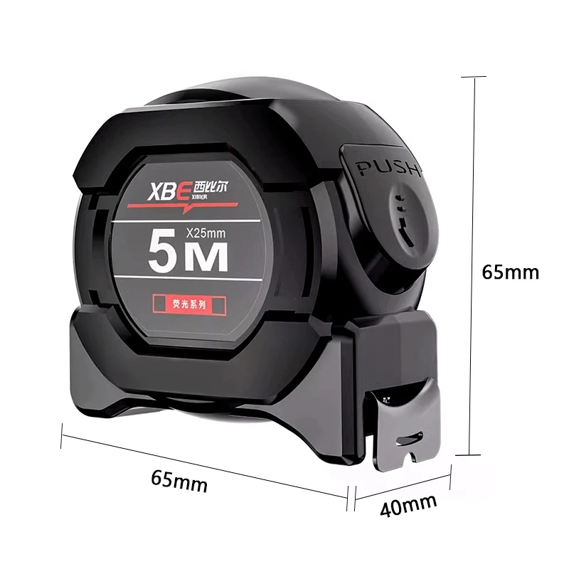 TASKTOOL Fluorescent Tape Measure Self Locking High Precision Measuring Tape 5m 7.5m 10m Measurement Tape