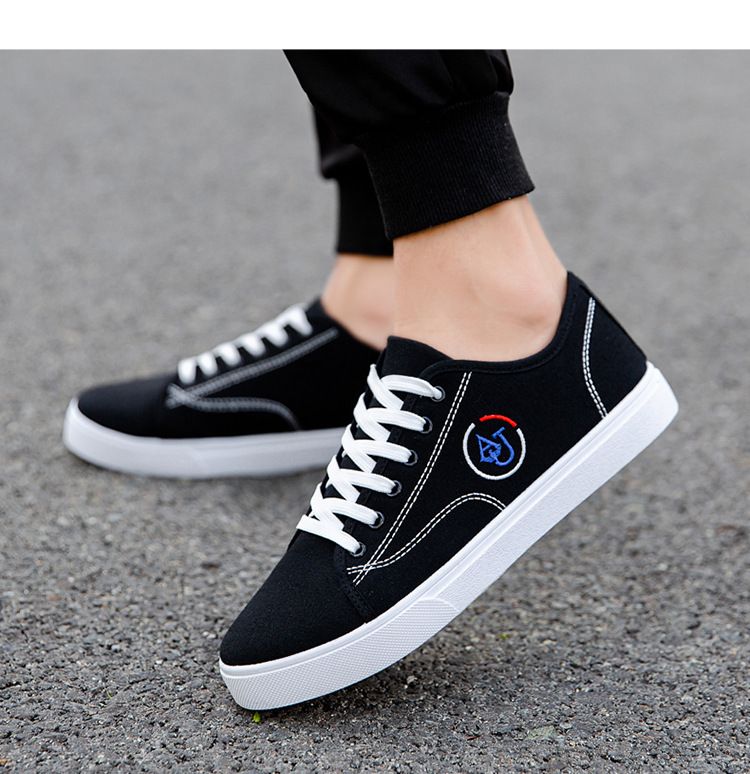 Men shoes canvas shoes flat shoes for male