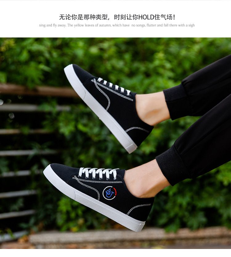 Men shoes canvas shoes flat shoes for male