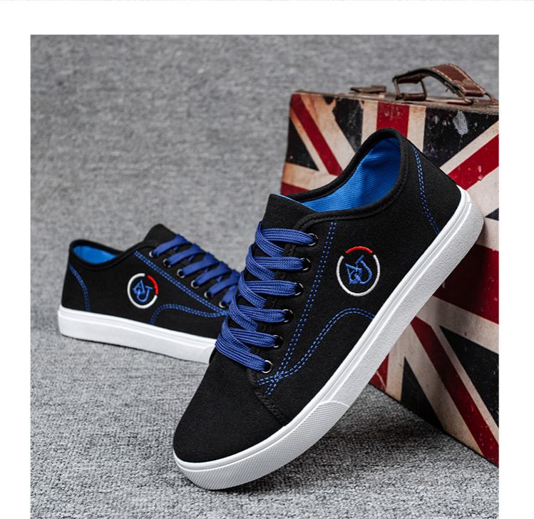 Men shoes canvas shoes flat shoes for male