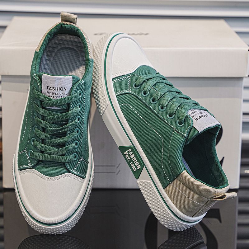 Size 48-41 men shoes canvas shoes men shoes sneakers contrast color shoes