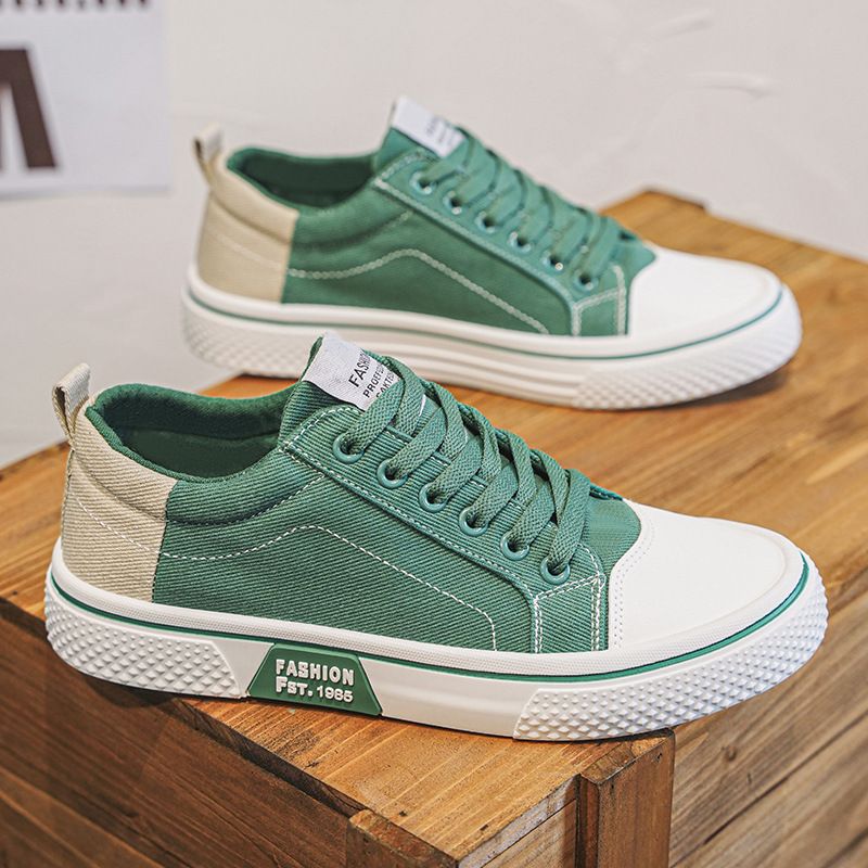 Size 48-41 men shoes canvas shoes men shoes sneakers contrast color shoes