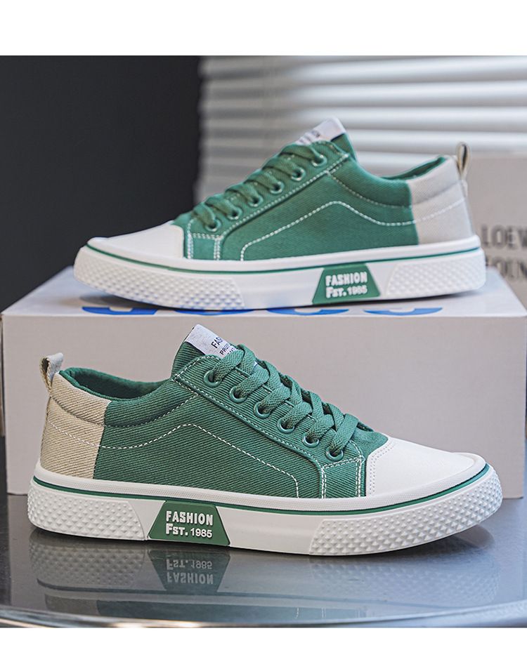 Size 48-41 men shoes canvas shoes men shoes sneakers contrast color shoes