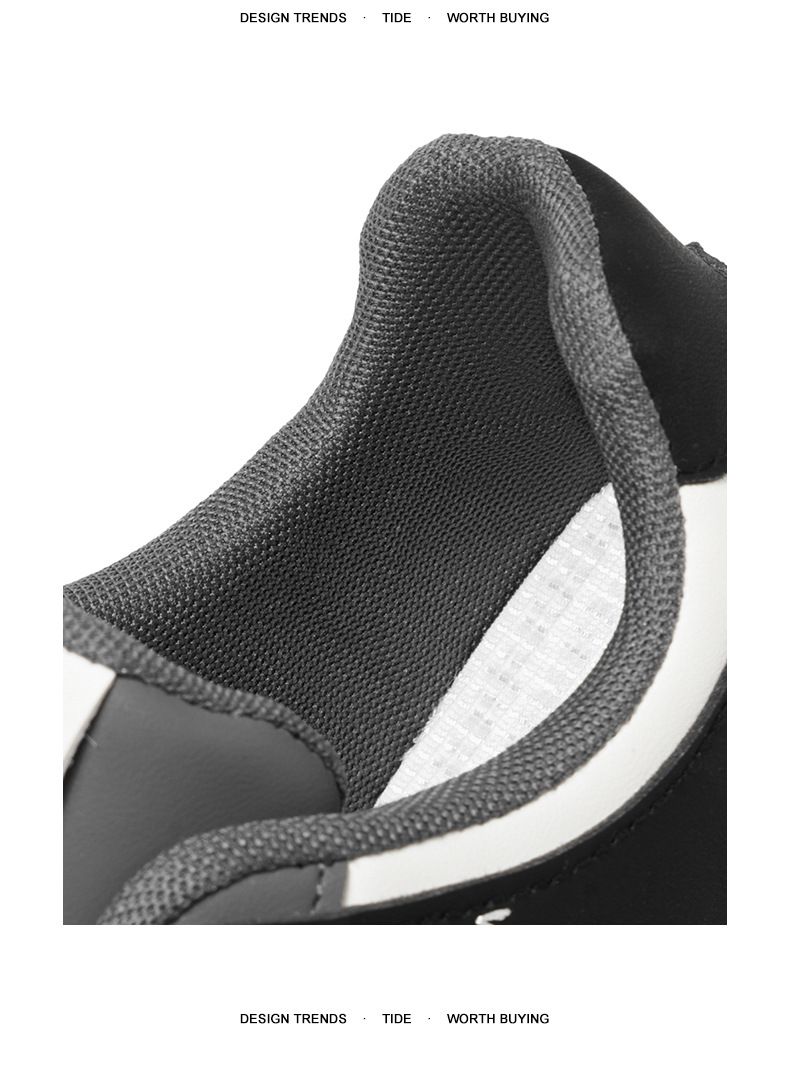 Wholesale 2026 Men's Breathable Casual Fashion Sneakers Black White Athletic Shoes Skateboarding