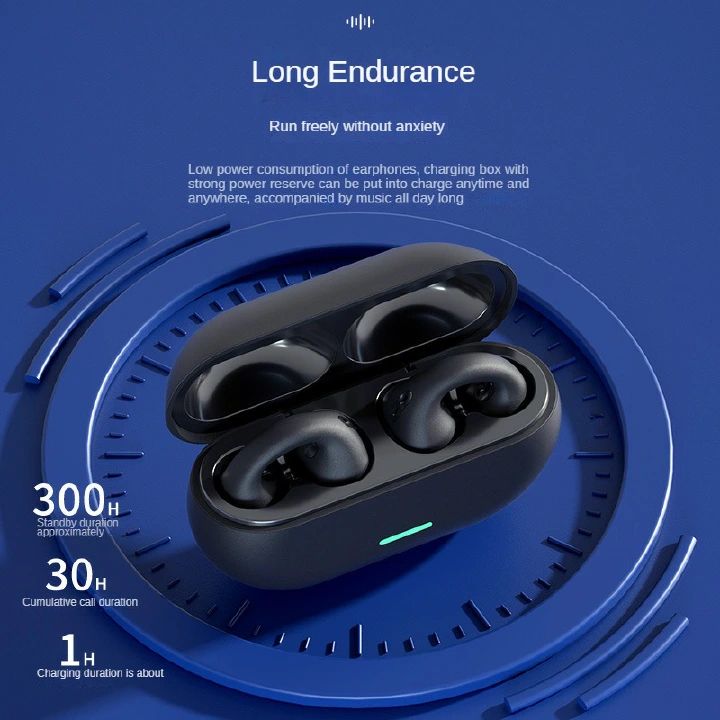 New Arrivals Bensoo Bone Conduction TWS Bluetooth Earpods Earphone Headphones Sport Eraphones Wired Eraphones Ear-Clip Erapods Earbuds pro Headset pods Bluetooth Earphones For All Mobile phones Ear