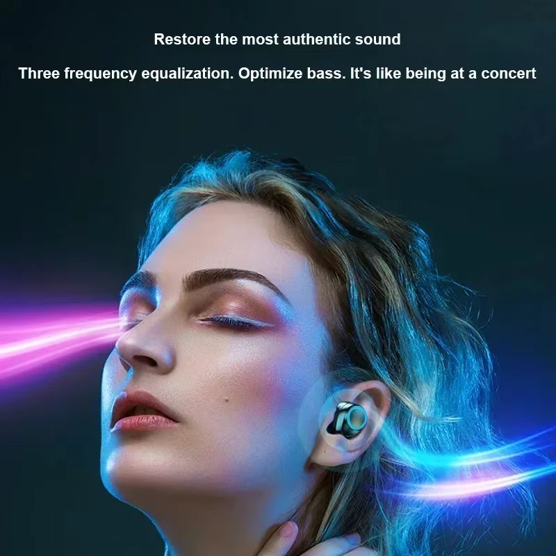 New Arrivals Bensoo Y50 TWS Bluetooth Earpods pro Earphone Headphones Sport Eraphones Wired Eraphones Erapods Sport Earbuds Headset pods Bluetooth Earphones For All Smartphone Mobile phones Table Ear