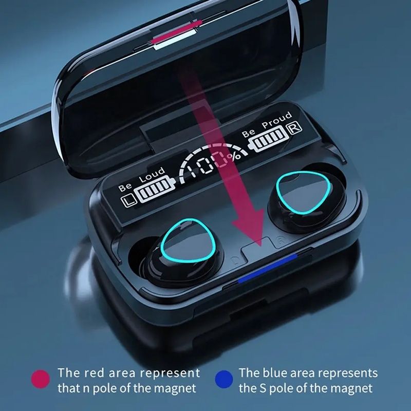 New Arrivals Bensoo M10 TWS Bluetooth Earpods Earphone pro Headphones Sport Eraphones Wired Eraphones Erapods Sport Earbuds Headset pods Bluetooth Earphones For All Smartphone Mobile phones Table Ear