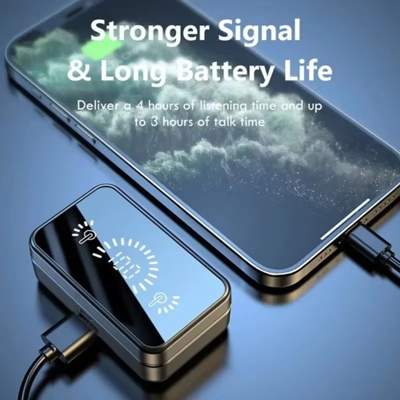 New Arrivals Bensoo S20 TWS Bluetooth Earpods pro Earphone Headphones Sport Eraphones Wired Eraphones Erapods Sport Earbuds Headset pods Bluetooth Earphones For All Smartphone Mobile phones Table Ear