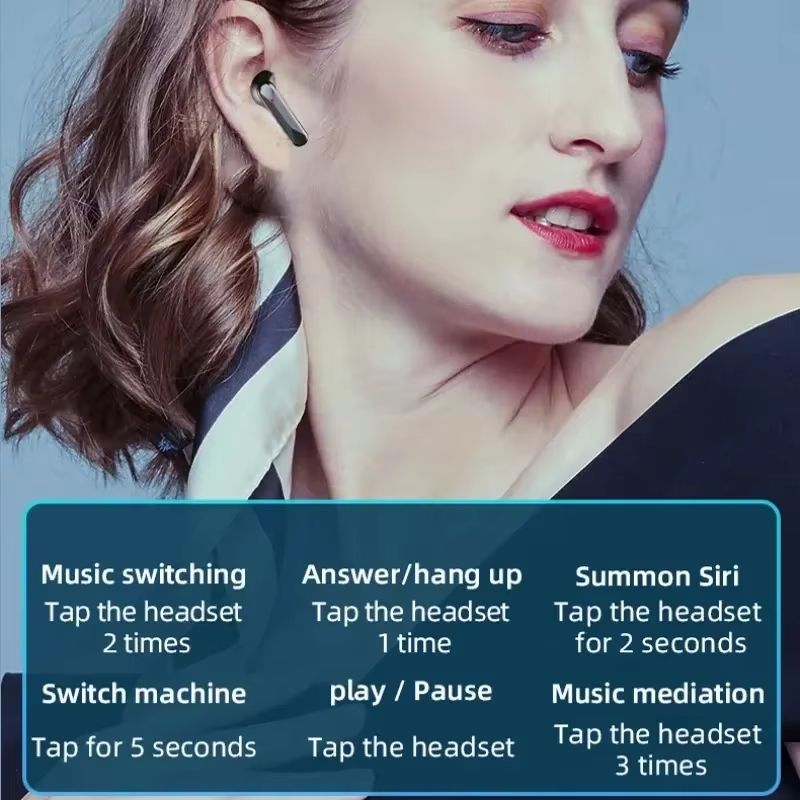 New Arrivals Bensoo S20 TWS Bluetooth Earpods pro Earphone Headphones Sport Eraphones Wired Eraphones Erapods Sport Earbuds Headset pods Bluetooth Earphones For All Smartphone Mobile phones Table Ear