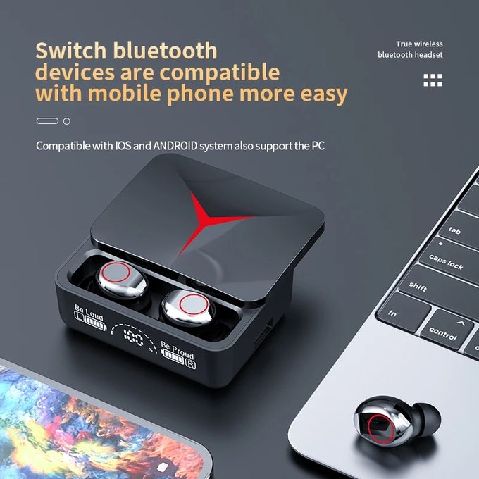 New Arrivals Bensoo M90 Pro TWS Bluetooth Earpods Earphone Headphones Sport Eraphones Wired Eraphones Erapods 
Earbuds pro Headset In-Ear pods Bluetooth Earphones For All Smartphone Mobile phone Table