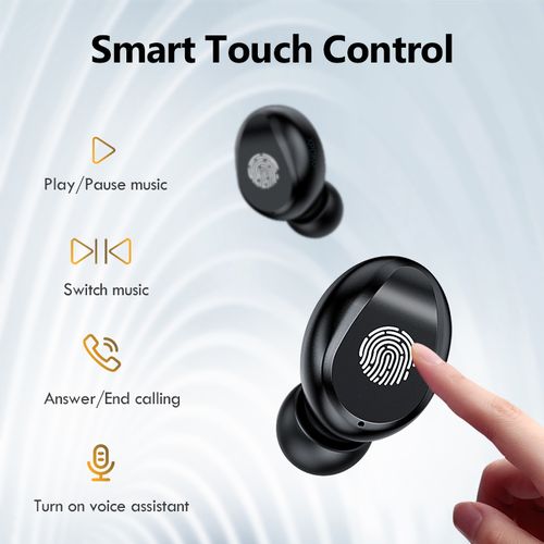 New Arrivals Bensoo F9 TWS Bluetooth Earpods Earphone Headphones Sport Eraphones Wired Eraphones Erapods Sport Earbuds Ear Headset pods Bluetooth Earphones For All Smartphones Mobile phone Table pro