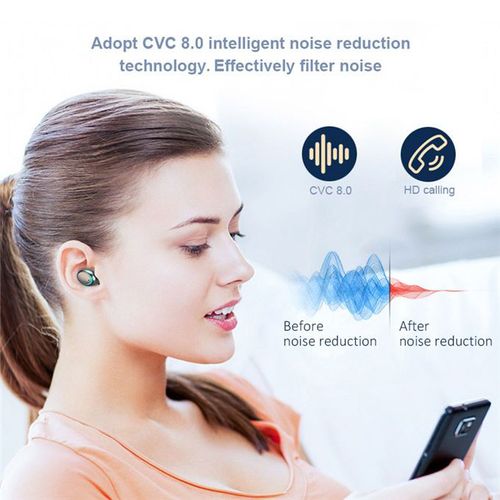 New Arrivals Bensoo F9 TWS Bluetooth Earpods Earphone Headphones Sport Eraphones Wired Eraphones Erapods Sport Earbuds Ear Headset pods Bluetooth Earphones For All Smartphones Mobile phone Table pro