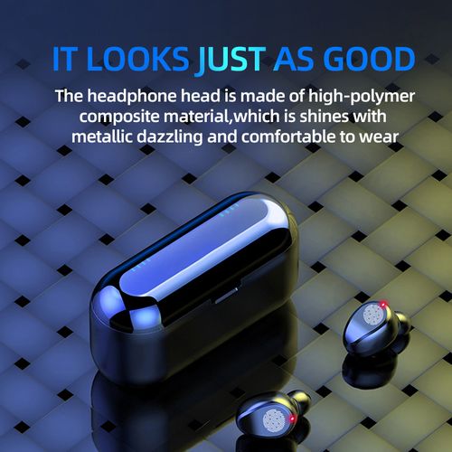 New Arrivals Bensoo F9 TWS Bluetooth Earpods Earphone Headphones Sport Eraphones Wired Eraphones Erapods Sport Earbuds Ear Headset pods Bluetooth Earphones For All Smartphones Mobile phone Table pro