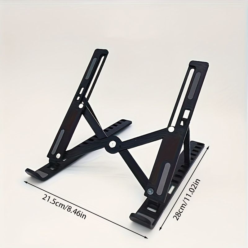 New Arrivals Bensoo Foldable Laptop Holder / ABS Plastic Laptop Stand Tablet Holder Mounts Portable Notebook Laptop Mounts Support Base Holder Adjustable Riser Cooling Bracket