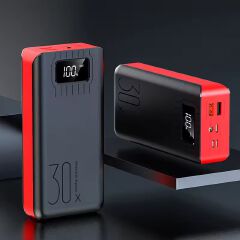 Bensoo 30000mAh Power Banks – High Capacity Portable Charger with LED Display and Fast Charging TypeC Micro USB for All Phone Tabletsl Mobile Phones smartphone Power Bank