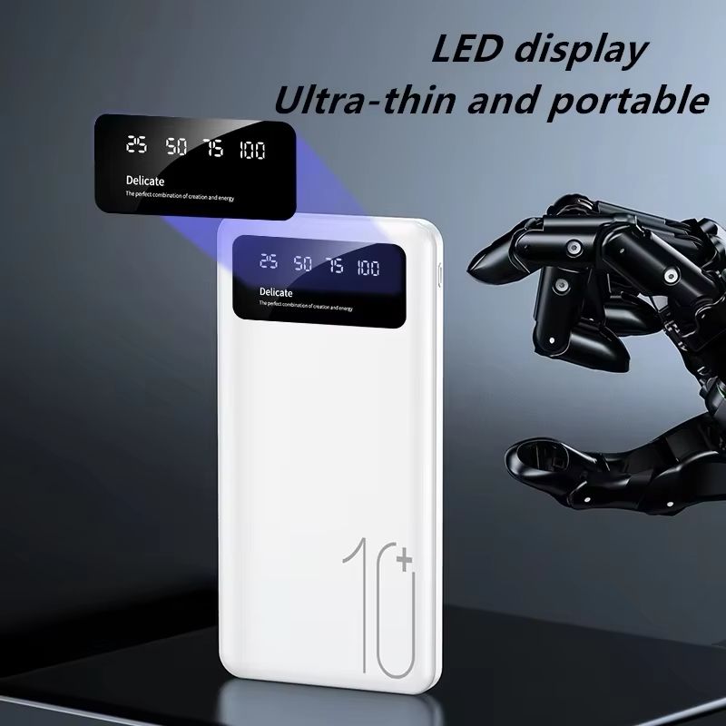 Bensoo 10000mAh Power Banks – High Capacity Portable Charger with LED Display and Fast Charging TypeC Micro USB for All Phone Tabletsl Mobile Phones smartphone Power Bank