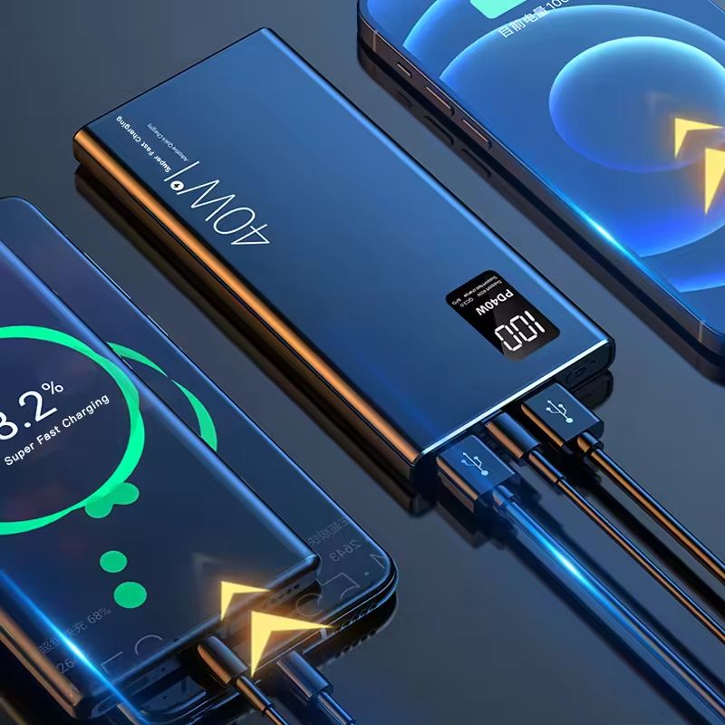 Bensoo 20000mAh Power Banks – High Capacity Portable Charger with LED Display and Fast Charging TypeC Micro USB for All Phone Tabletsl Mobile Phones  40W Super Fast Charger with PD 18W Inpu Smartphone