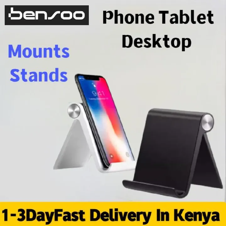 New Arrivals Bensoo Portable Mobile Phone Holders Tablet Stands for Phone, Angle Height Adjustable Phones Stand, Foldable Cell Phone Stand for Desk Mounts & Stands for  All Smart phones Table