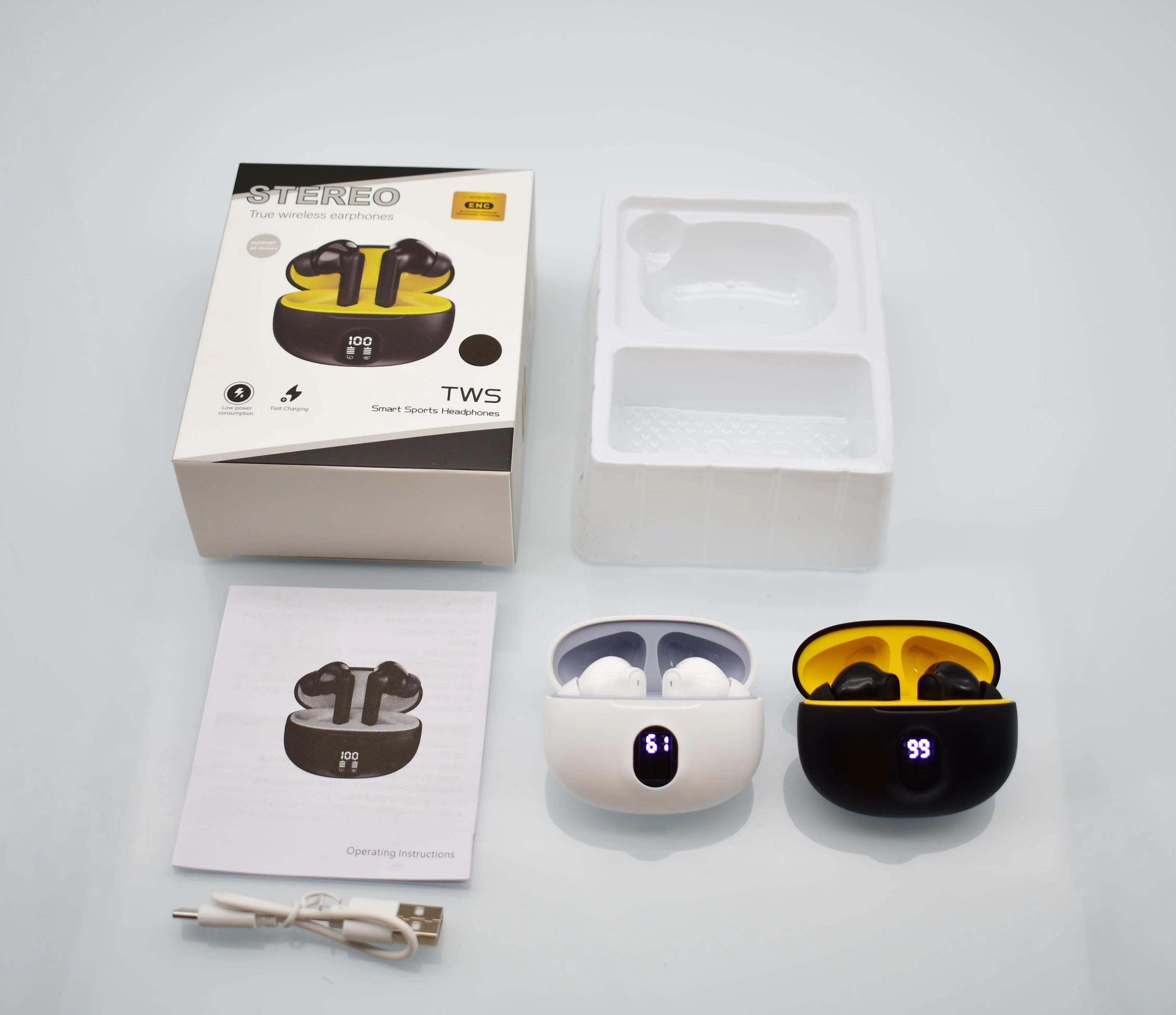 New Arrivals Bensoo 895B Trending Waterproof Wireless Earbuds TWS Bluetooth Earpods Earphone Headphones Sport Eraphones Wired Eraphones Erapods Sport Earbuds pro Headset pods Bluetooth Earphones
