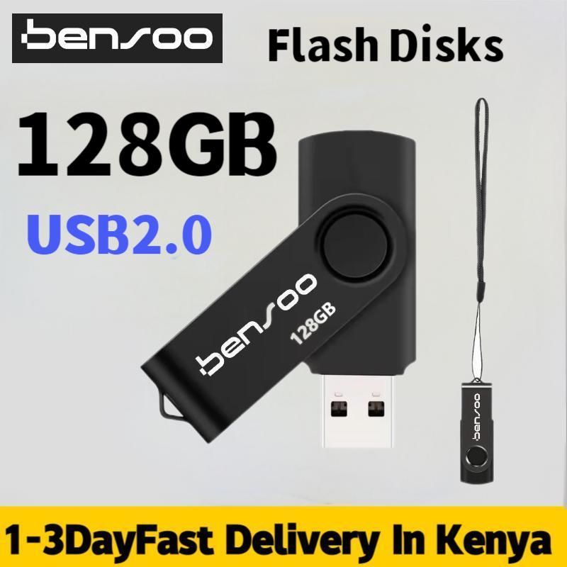 New Arrivals Bensoo High Speed 128GB USB Flash Drives U disk  USB2.0 U disk Portable Shockproof Metal128GB 64GB 32GB 16GB 8GB USB Flash Drive