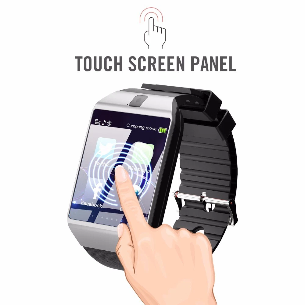New Arrivals Bensoo DZ09 Smart Watch Sim Calling Hot Sell Mobile Phone Camera Bluetooth Smartwatch Smart Wristwatch  Fitness Tracking Waterproof sport Watches Smartwatches Mobile Phones  Accessories