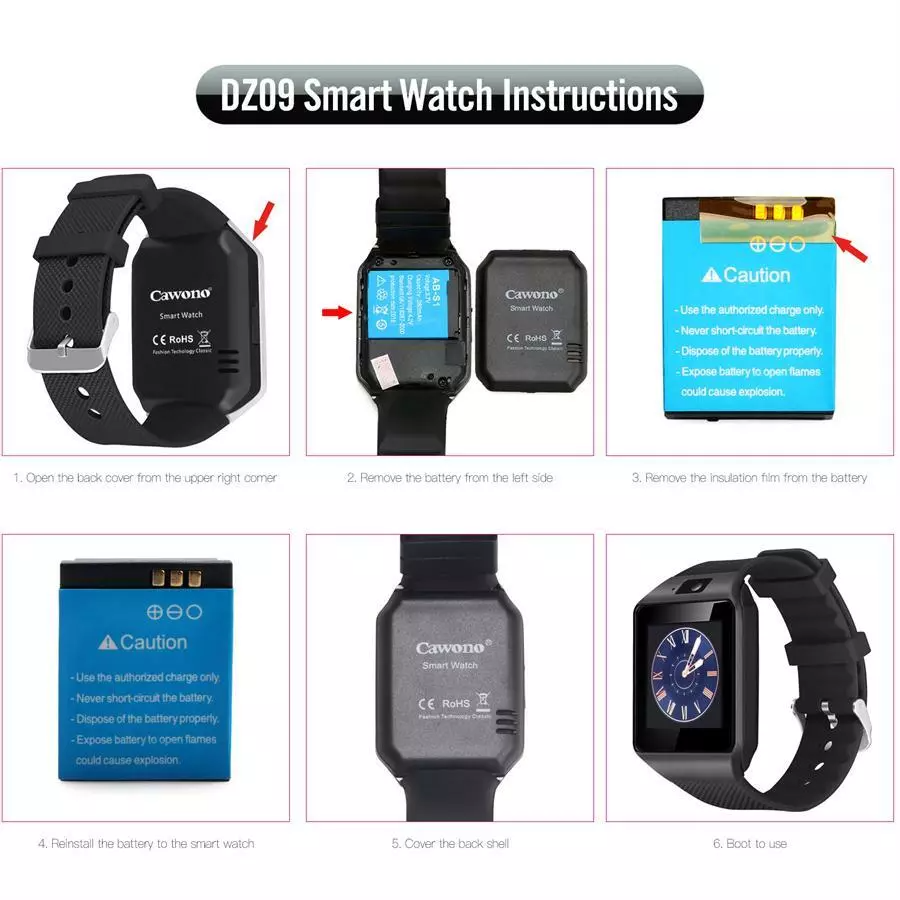 New Arrivals Bensoo DZ09 Smart Watch Sim Calling Hot Sell Mobile Phone Camera Bluetooth Smartwatch Smart Wristwatch  Fitness Tracking Waterproof sport Watches Smartwatches Mobile Phones  Accessories