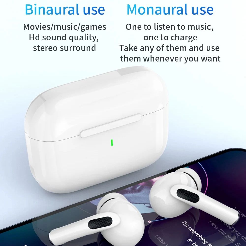 New Arrivals Bensoo Air Pro5 TWS Bluetooth Earpods Earphone Headphones Sport Eraphones Wired Eraphones Erapods Pro 5 Earbuds Headset pods Bluetooth Earphones For All Smartphones Mobile phone
