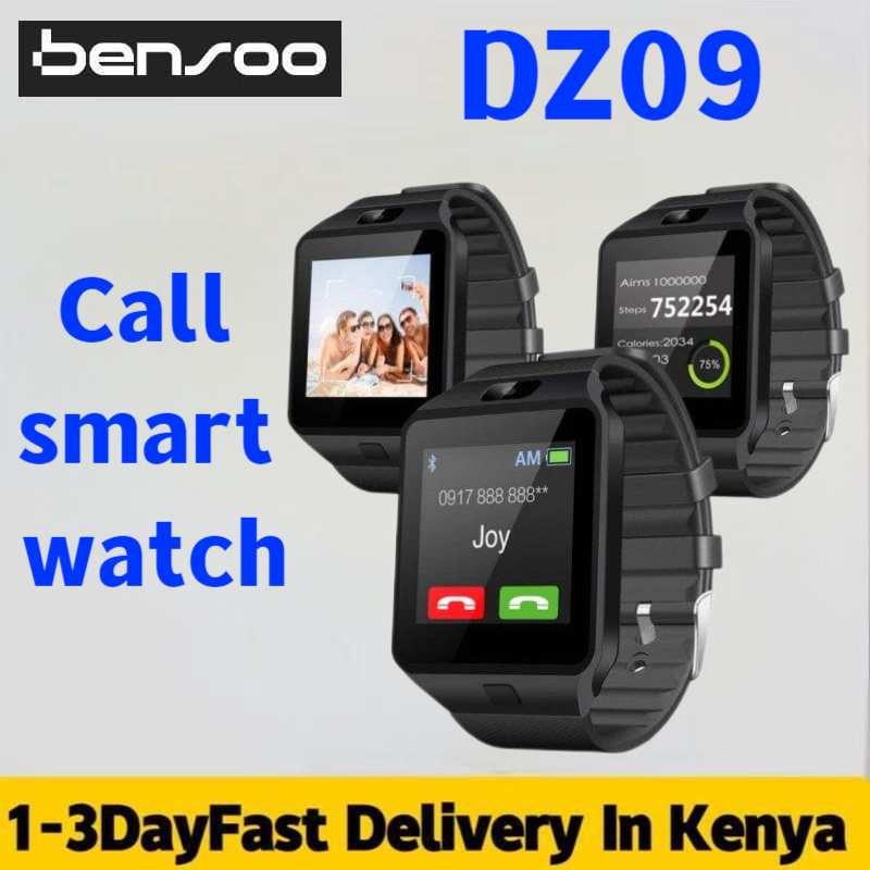 New Arrivals Bensoo DZ09 Smart Watch Sim Calling Hot Sell Mobile Phone Camera Bluetooth Smartwatch Smart Wristwatch  Fitness Tracking Waterproof sport Watches Smartwatches Mobile Phones  Accessories