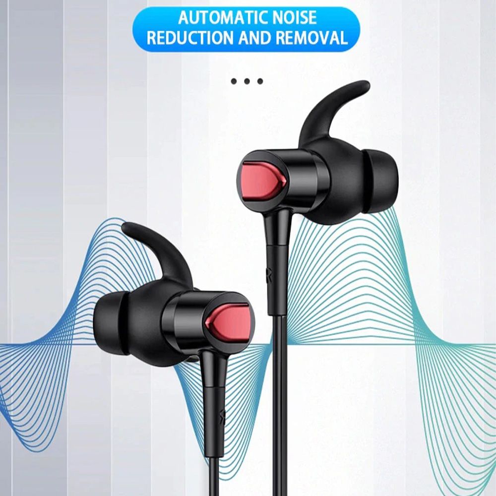 Lenovo QF300 Wired Headphones Earphones Clear Earphones Sound Deep Bass Ergonomic In-Ear Fit Noise Isolation 3.5mm Earplugs Jack Durable Earbuds Comfortable for All Devices