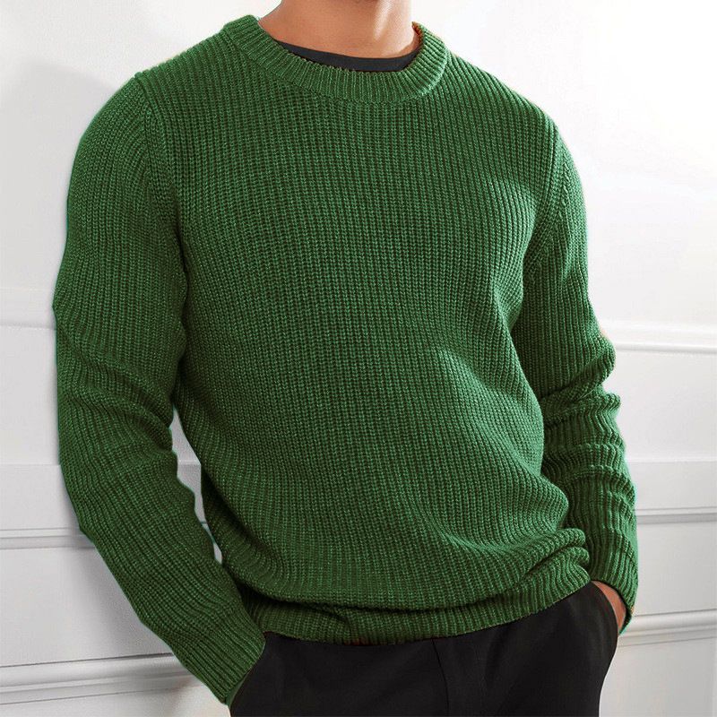 Fashion Jumper Wholesale Multi-color Color Long Sleeve Knitwear Crew Neck Pullover Men's Sweaters