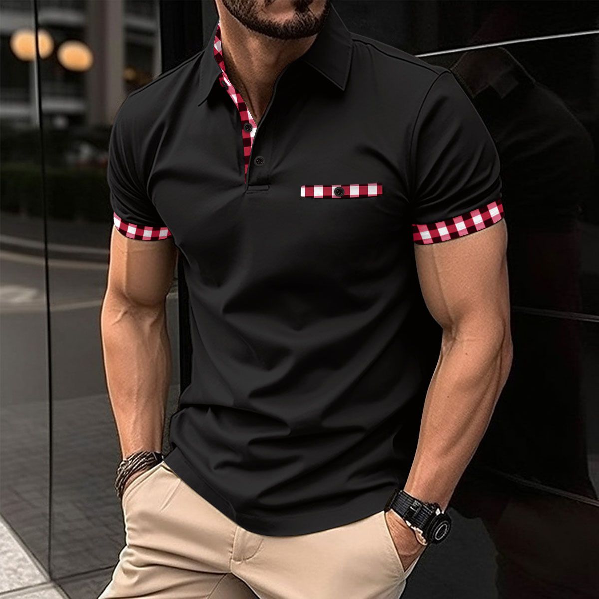Hot Sale Men's Polo Shirts High Quality Short Sleeve Plus Size Men's Shirts Polo T-Shirts