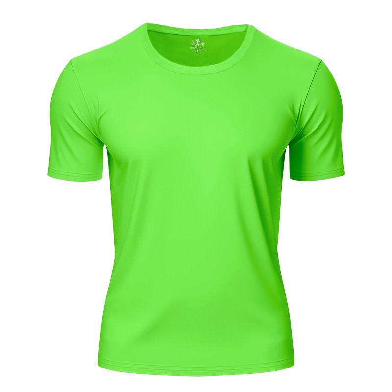 Men Athleisure Lifestyle Fitness T Shirt Mens Sport Clothing Workouts Round Bottom T Shirt