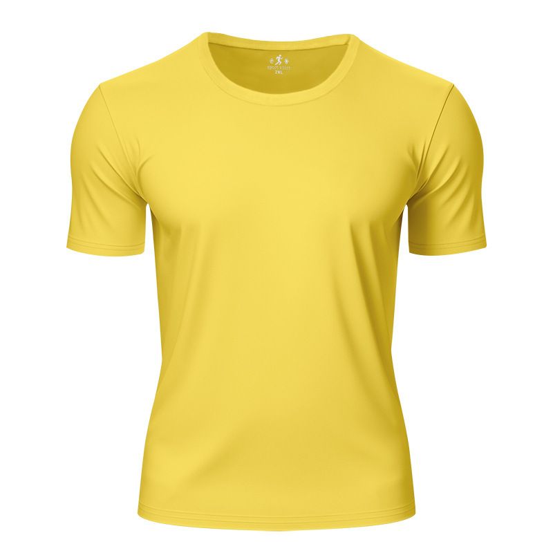 Men Athleisure Lifestyle Fitness T Shirt Mens Sport Clothing Workouts Round Bottom T Shirt