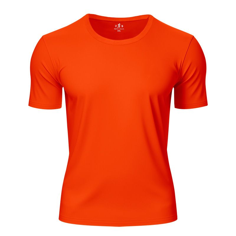 Men Athleisure Lifestyle Fitness T Shirt Mens Sport Clothing Workouts Round Bottom T Shirt