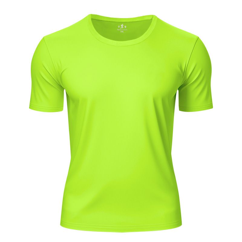Men Athleisure Lifestyle Fitness T Shirt Mens Sport Clothing Workouts Round Bottom T Shirt