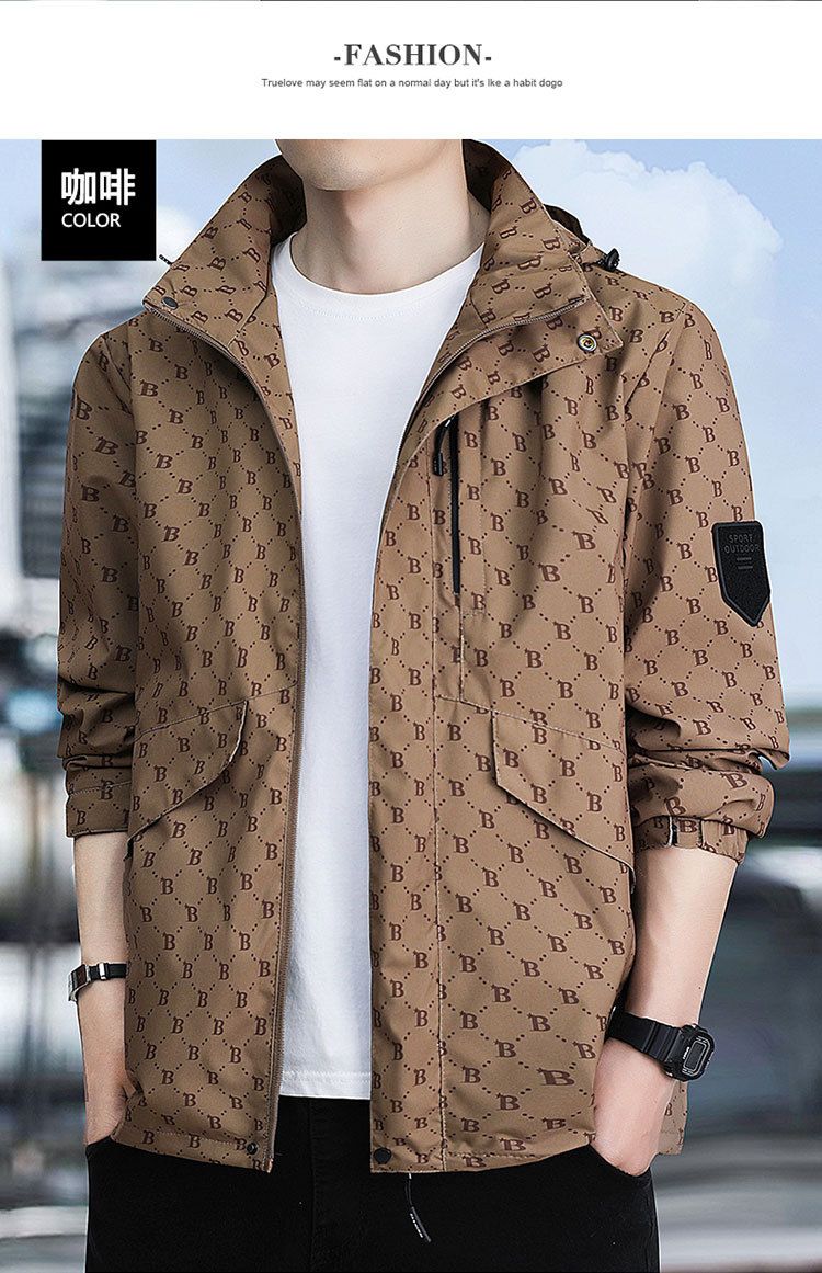 Stylish Colorful Casual Sports Windproof Waterproof Men's Long Sleeve Sunblock Yoga Jacket Coats