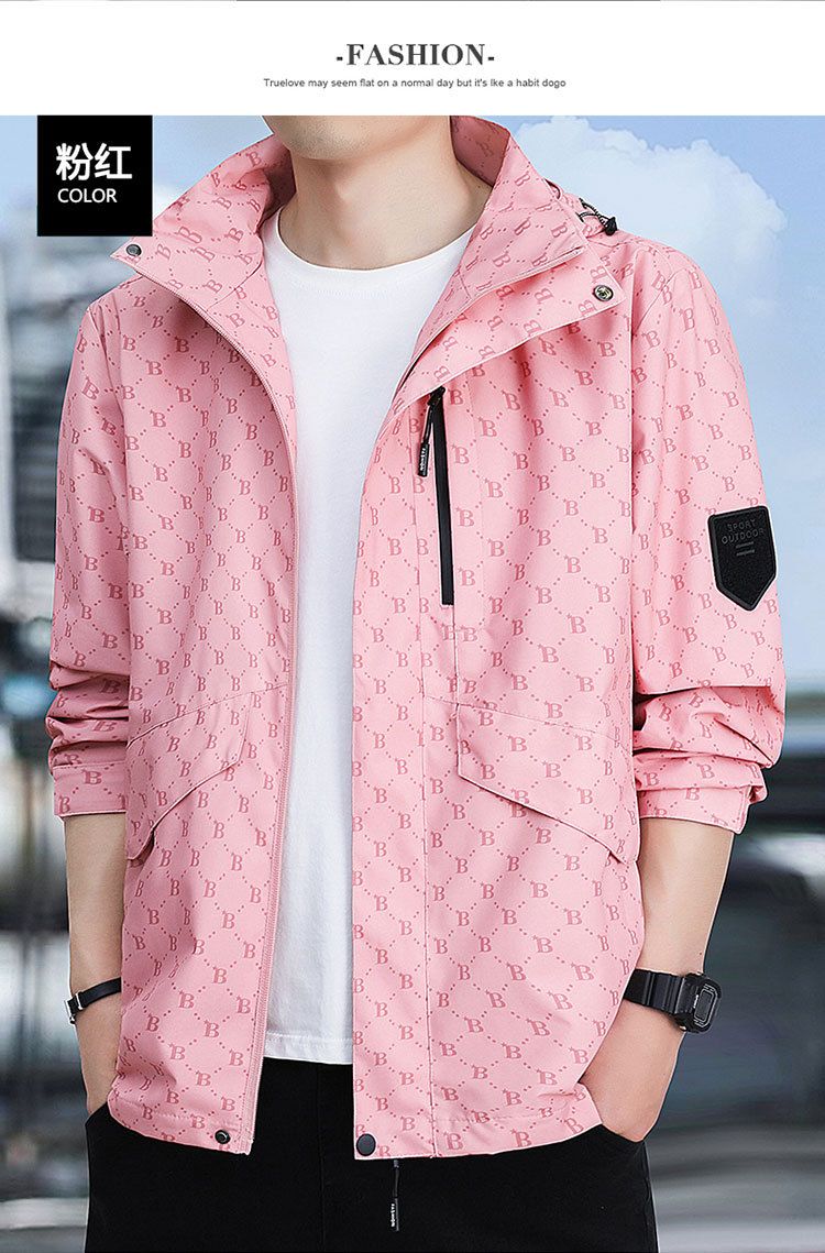 Stylish Colorful Casual Sports Windproof Waterproof Men's Long Sleeve Sunblock Yoga Jacket Coats