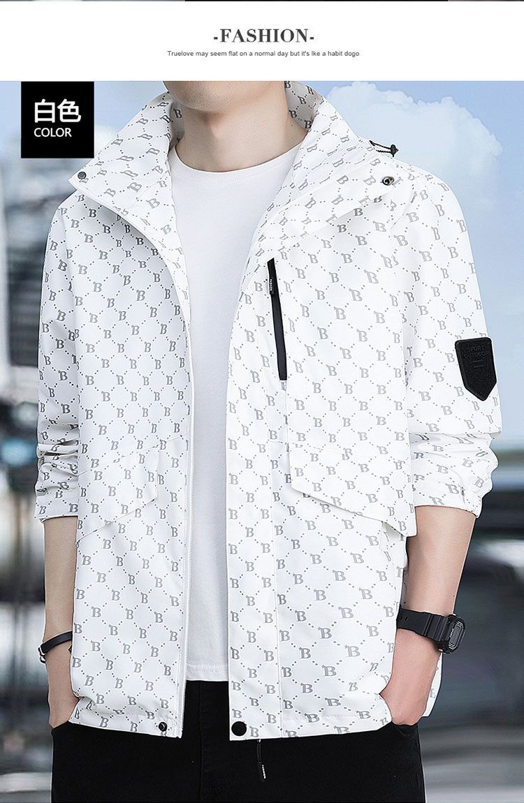 Stylish Colorful Casual Sports Windproof Waterproof Men's Long Sleeve Sunblock Yoga Jacket Coats