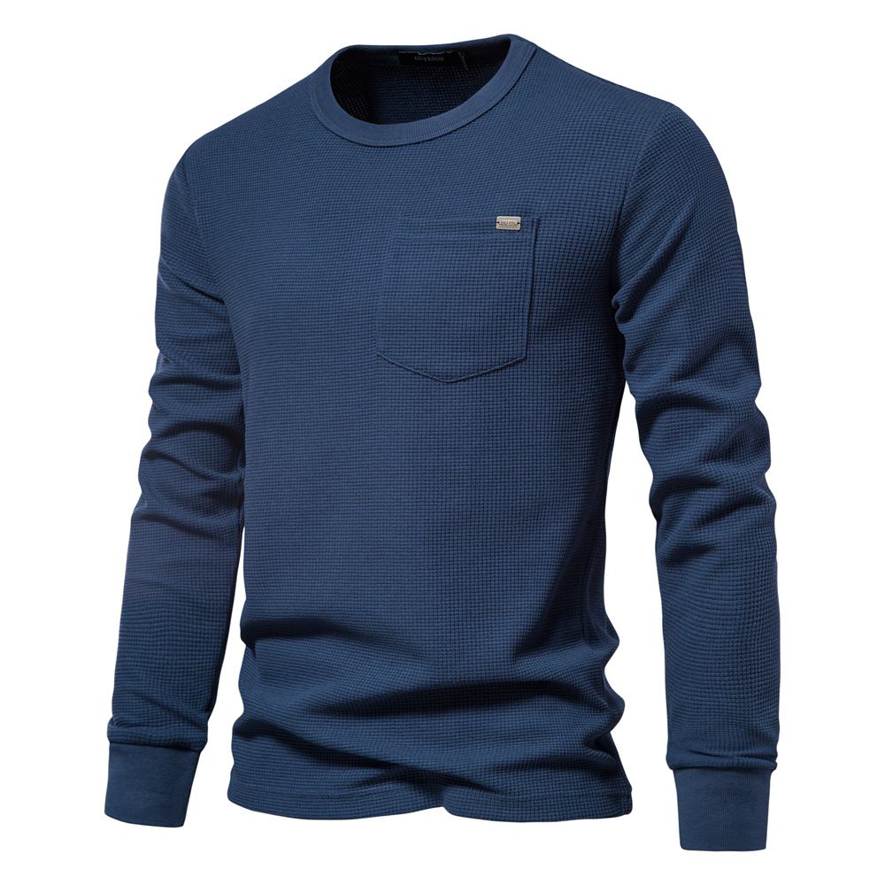Custom New Arrival Long Sleeve Round Colors Men's Cotton Clothes Shirts for Men Brand Sweatshirts