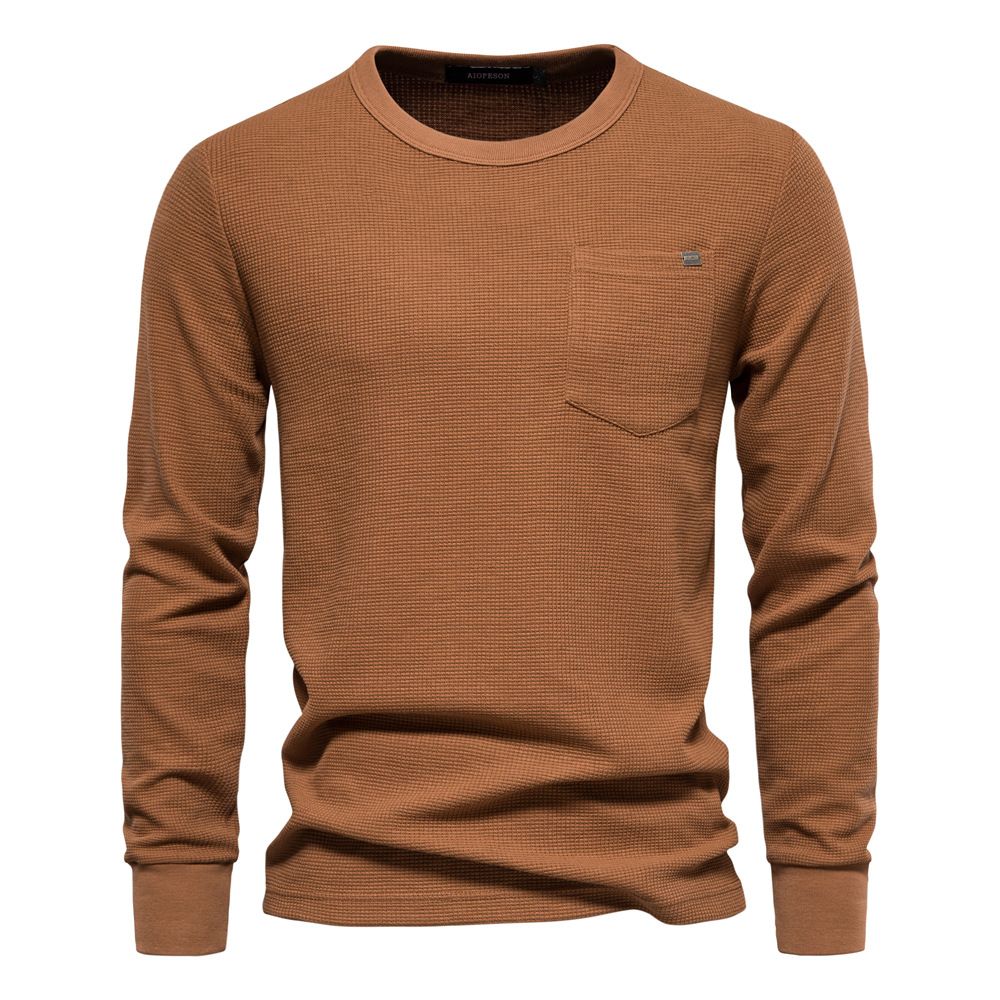 Custom New Arrival Long Sleeve Round Colors Men's Cotton Clothes Shirts for Men Brand Sweatshirts