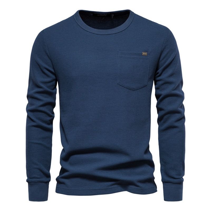 Custom New Arrival Long Sleeve Round Colors Men's Cotton Clothes Shirts for Men Brand Sweatshirts