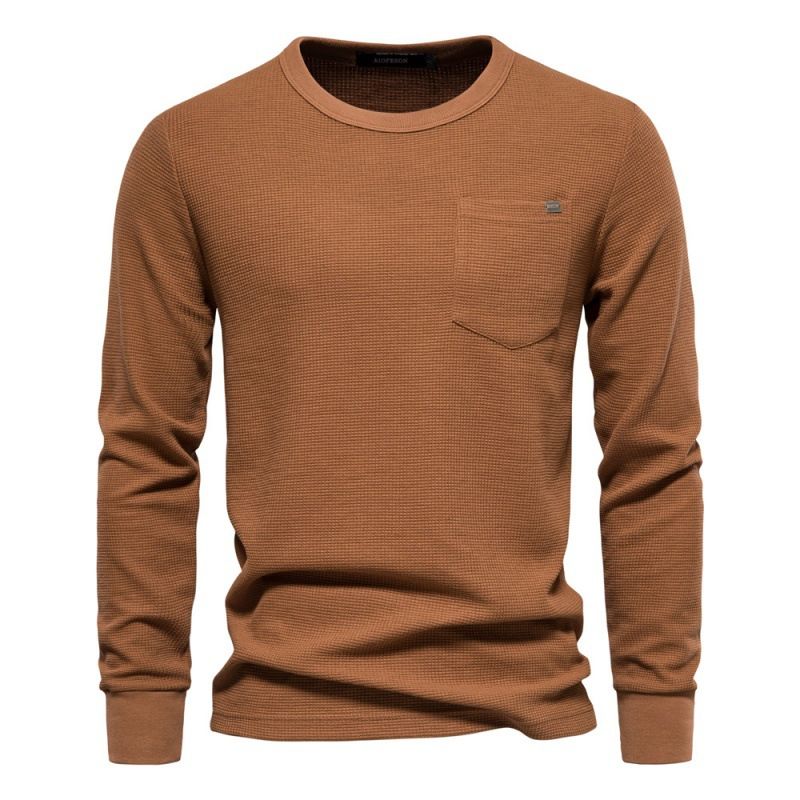 Custom New Arrival Long Sleeve Round Colors Men's Cotton Clothes Shirts for Men Brand Sweatshirts