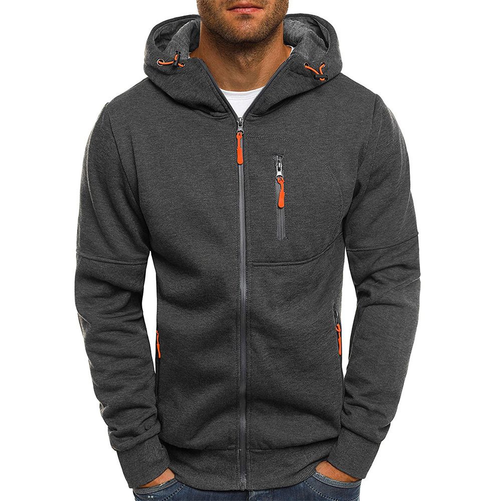 Manufacturers Men Hoodie Zip up Blank Graphic Plain Designer Custom  Screen Printing Zipper Men Hoodie  Jackets  Coats